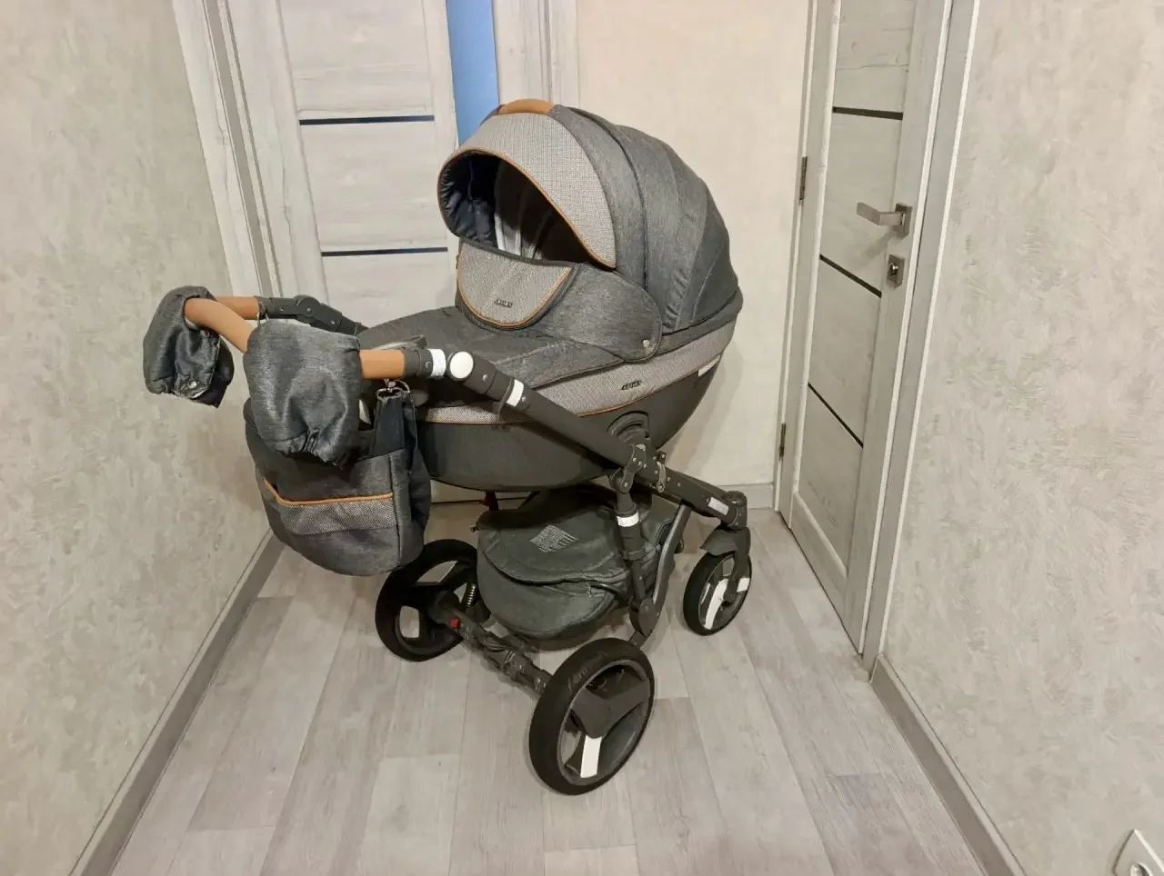 Коляска 3 в 1 Adamex Monte Carbon - миниатюра 3