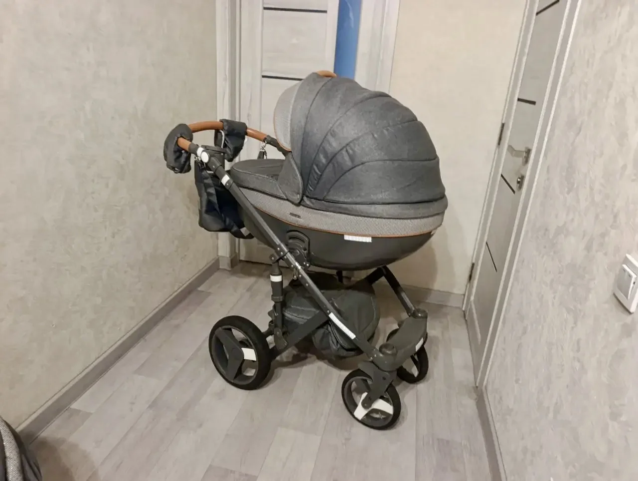 Коляска 3 в 1 Adamex Monte Carbon - миниатюра 5