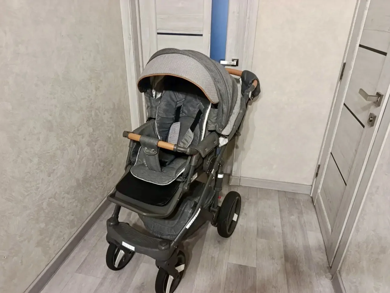 Коляска 3 в 1 Adamex Monte Carbon - миниатюра 6