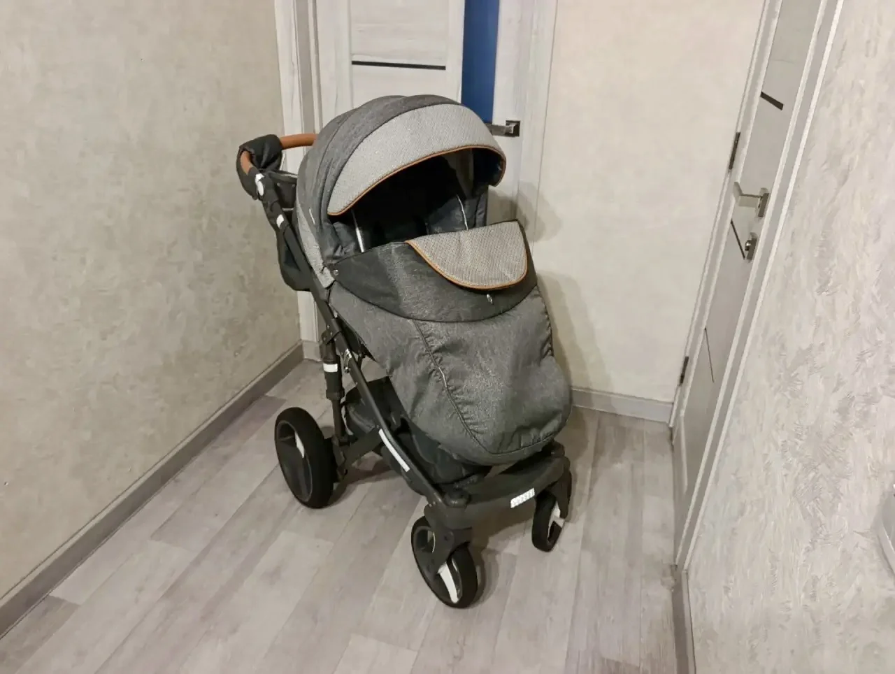 Коляска 3 в 1 Adamex Monte Carbon - миниатюра 7
