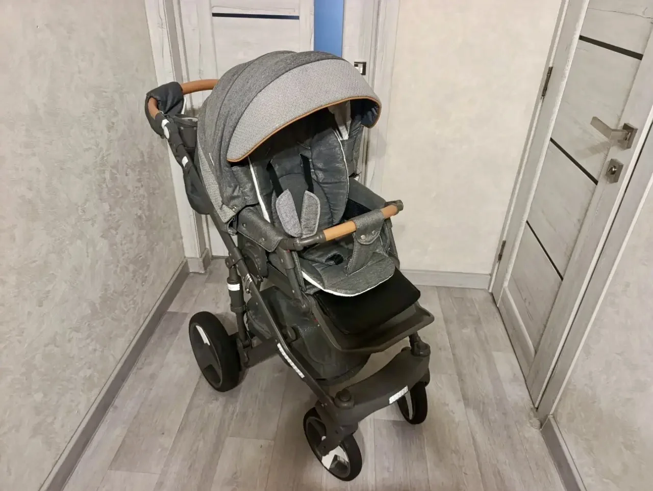 Коляска 3 в 1 Adamex Monte Carbon - миниатюра 8