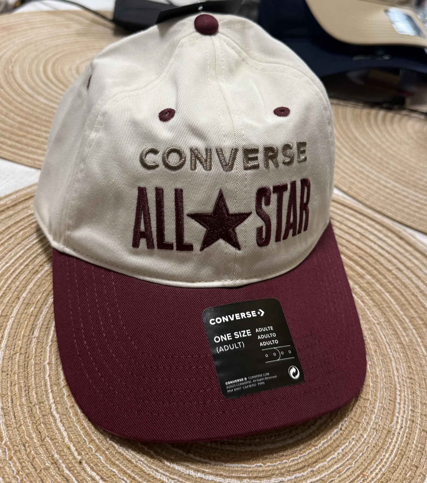 Новые бейсболки Converse (Оригинал) с бирками - миниатюра 8