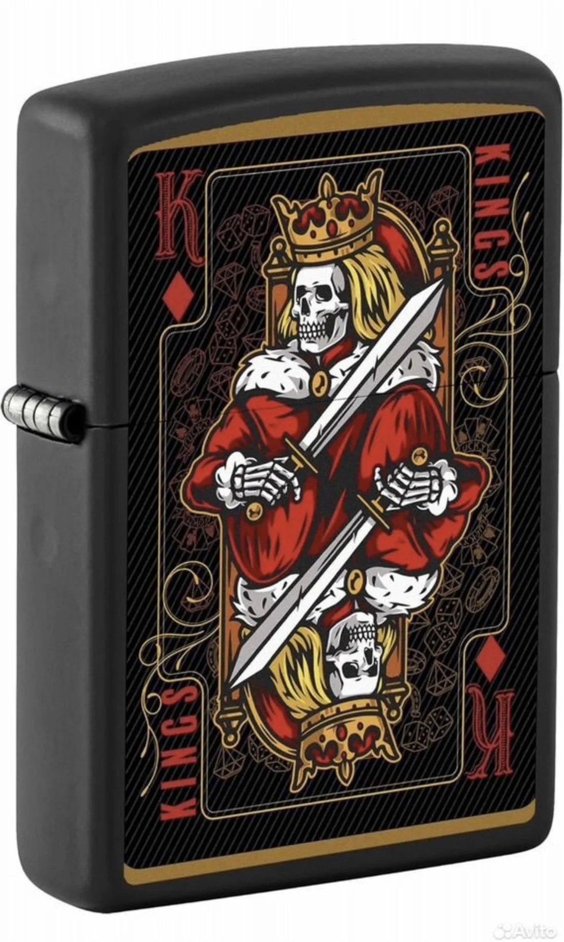 кастомная Zippo "King & Queen" (USA) - изображение 1