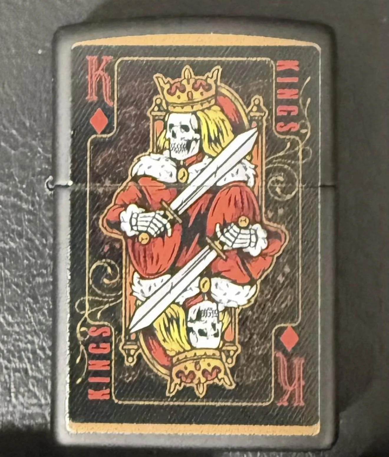 кастомная Zippo "King & Queen" (USA) - миниатюра 3