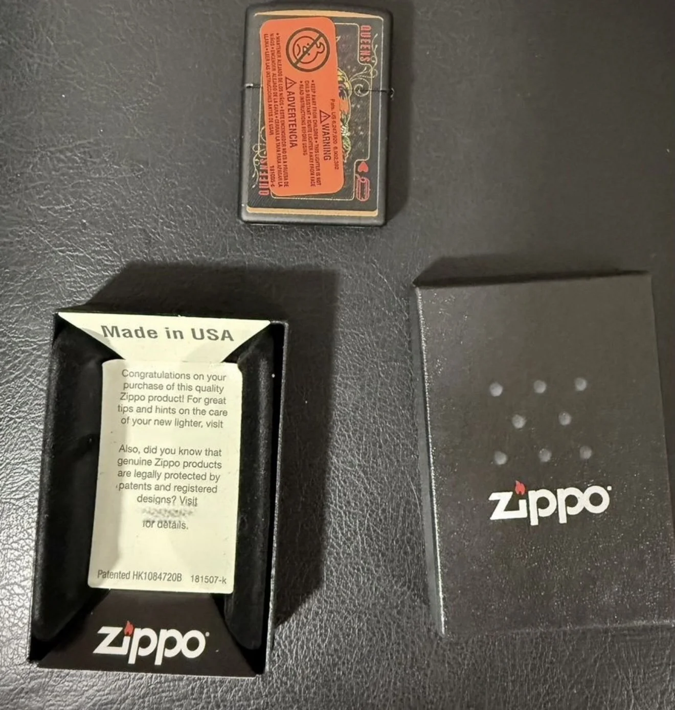 кастомная Zippo "King & Queen" (USA) - миниатюра 5