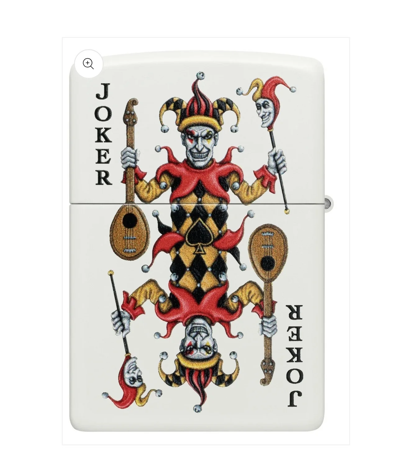 Кастомная зажигалка Zippo "Ace of Spades & Joker" - миниатюра 2