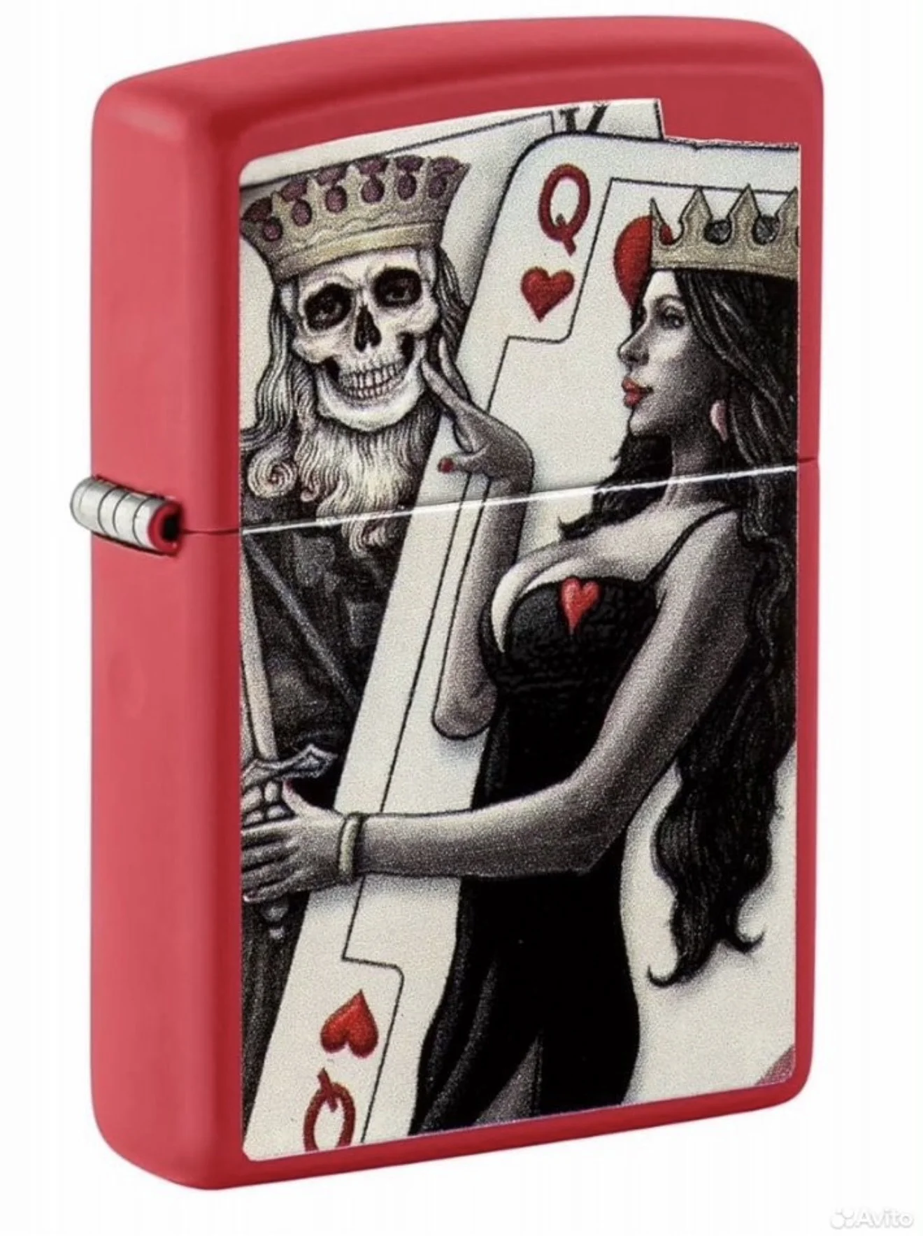 Zippo 48624 Skull King Queen (Оригинал, США) - миниатюра 4
