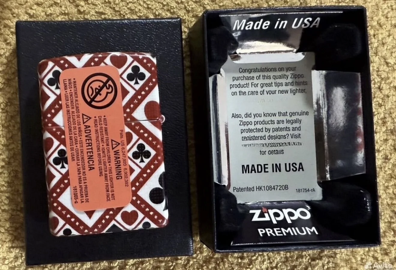 Zippo Joker Playing Card зажигалка - миниатюра 4