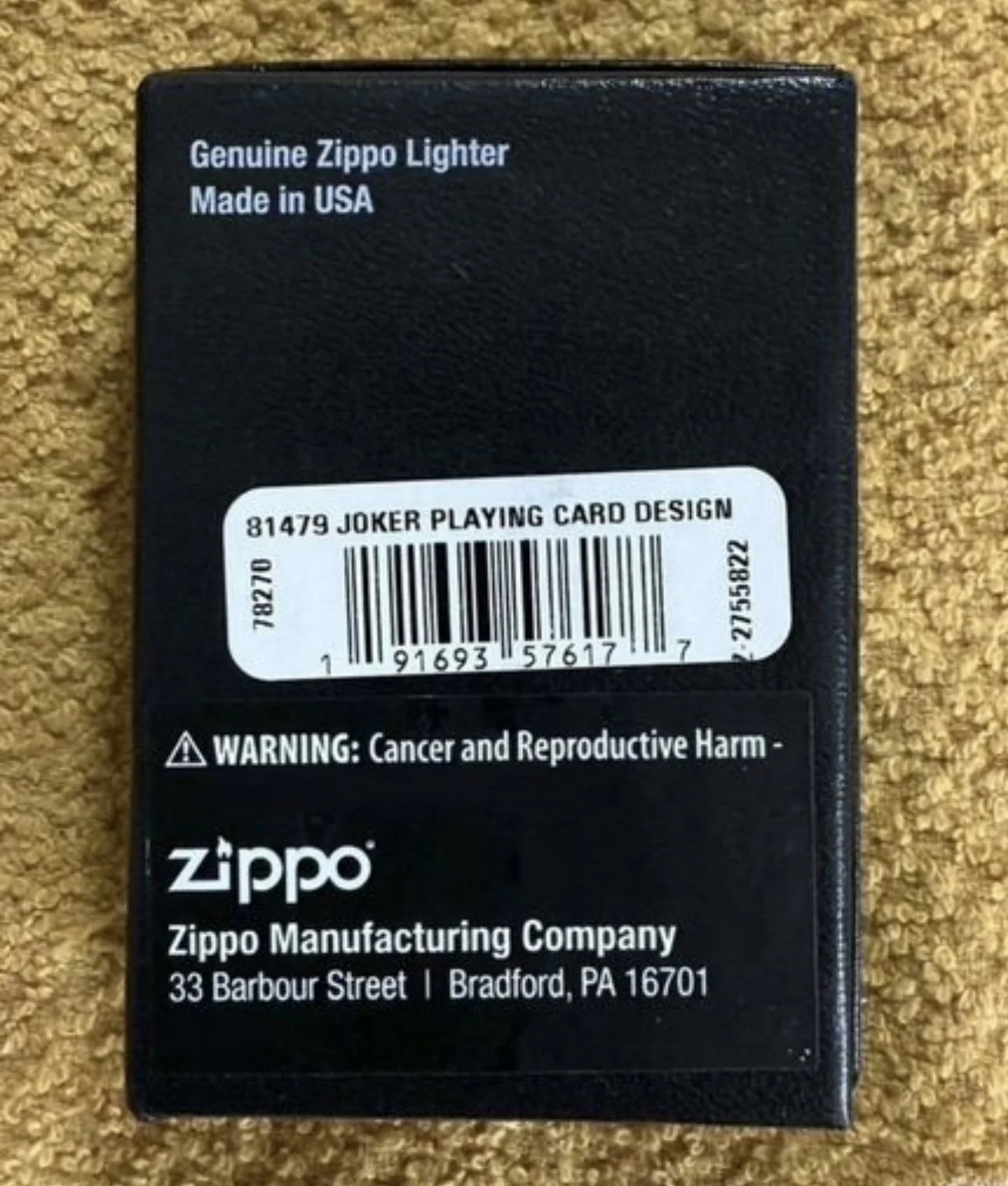 Zippo Joker Playing Card зажигалка - миниатюра 6