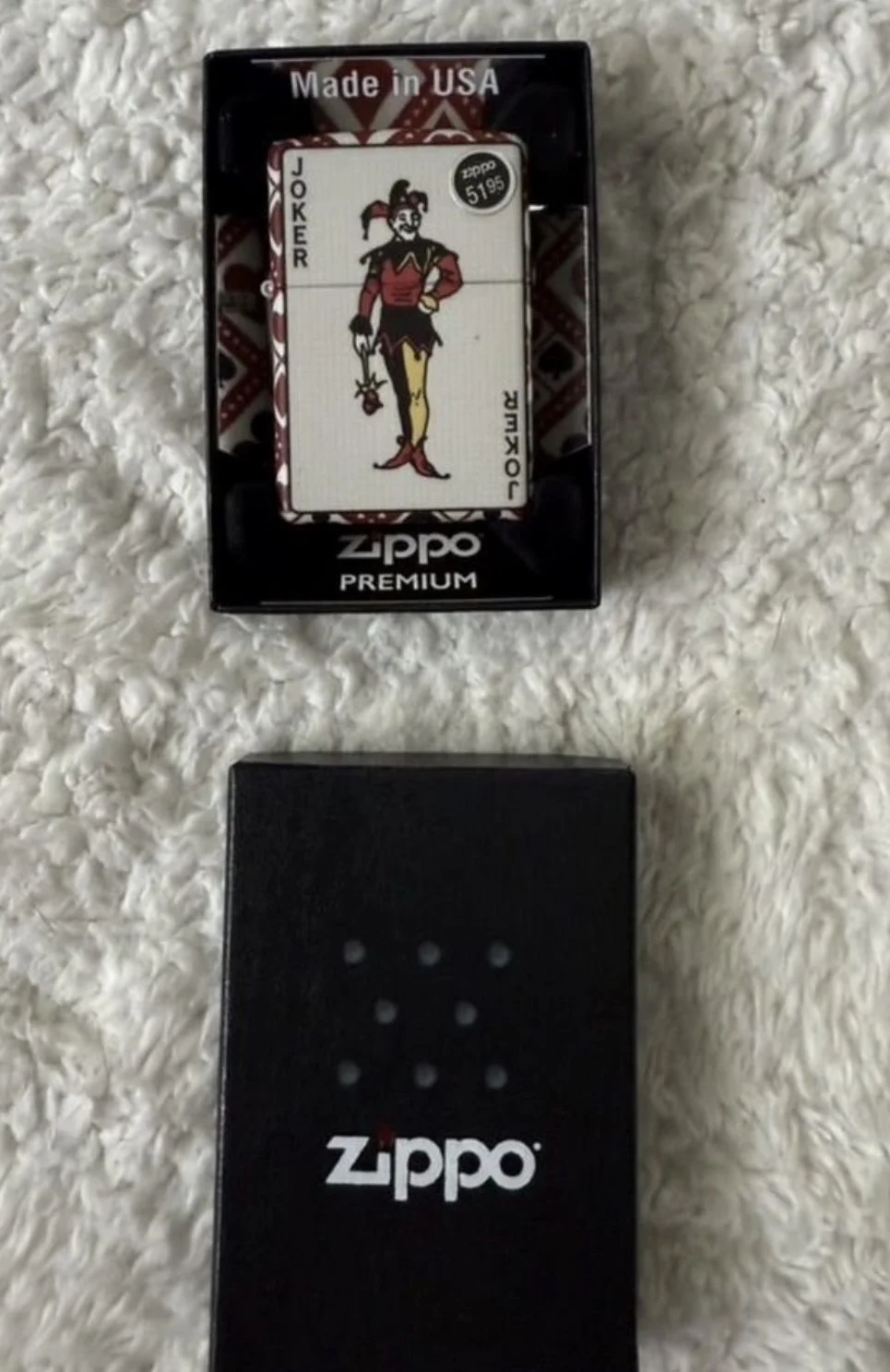 Zippo Joker Playing Card зажигалка - миниатюра 8