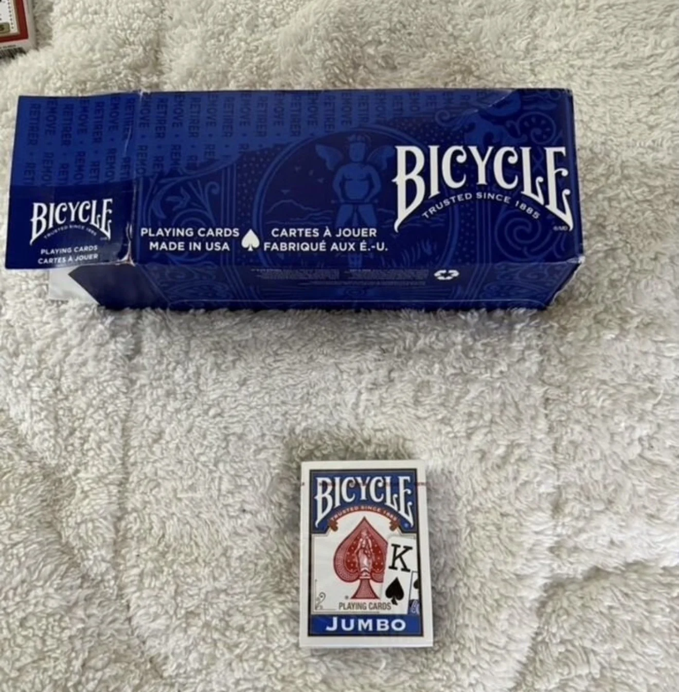 Игральные карты Bicycle Jumbo Index - миниатюра 2