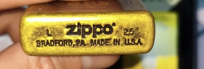 Zippo Lucky 13 (Antique Brass) - миниатюра 5