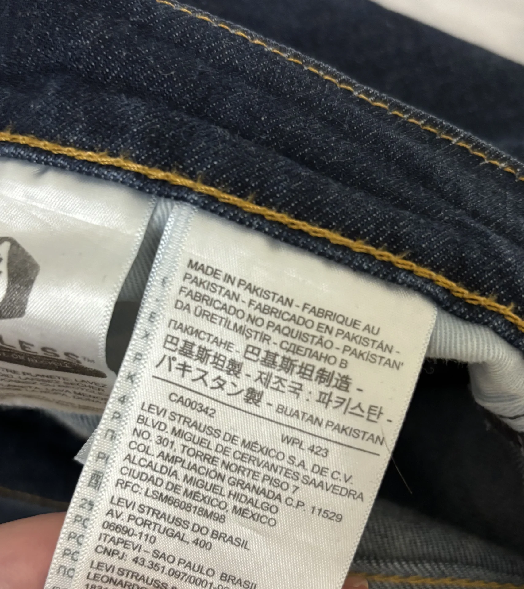 Джинсы мужские levis 501 - миниатюра 5