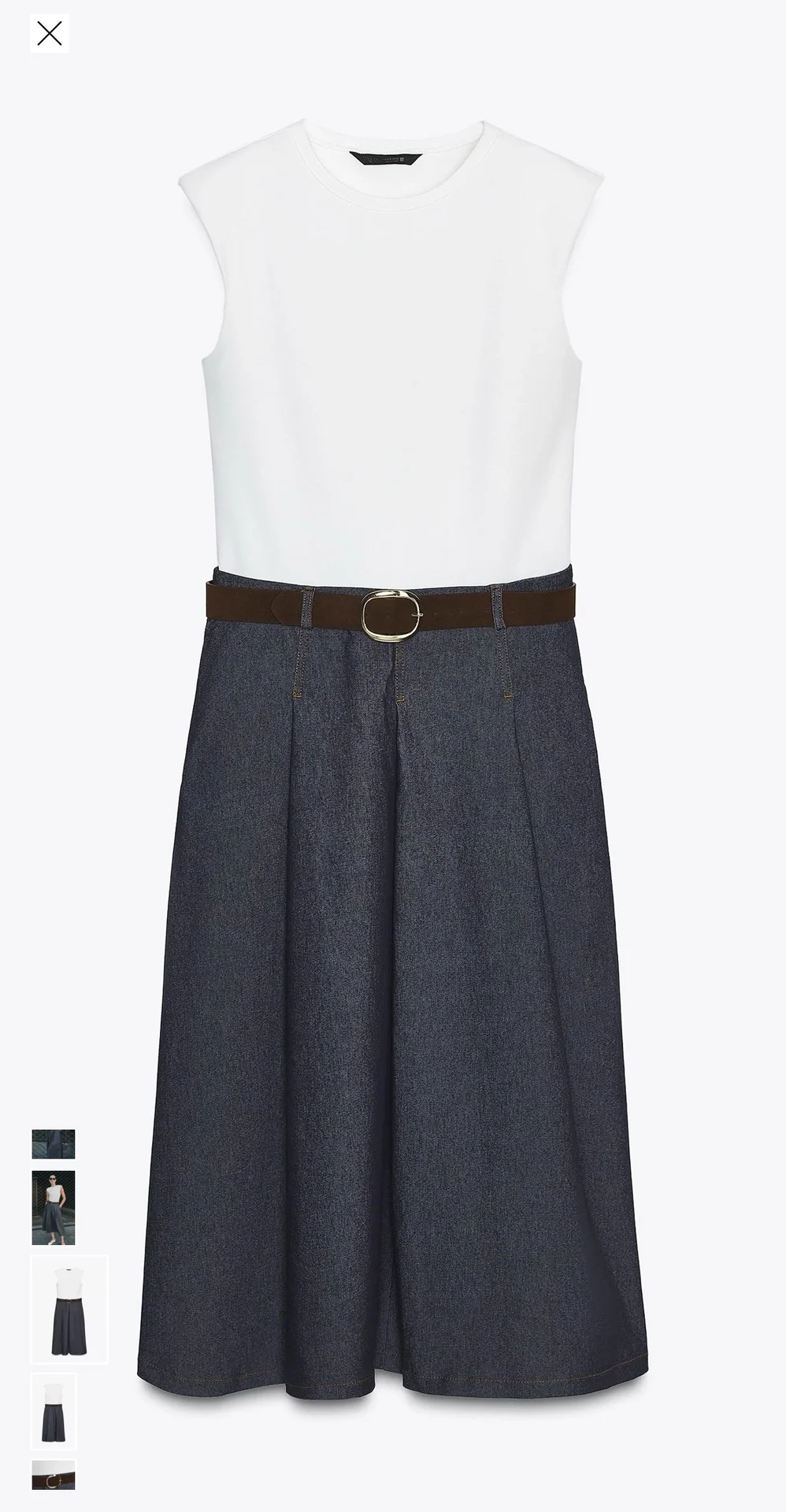 zara женское платье М - миниатюра 2