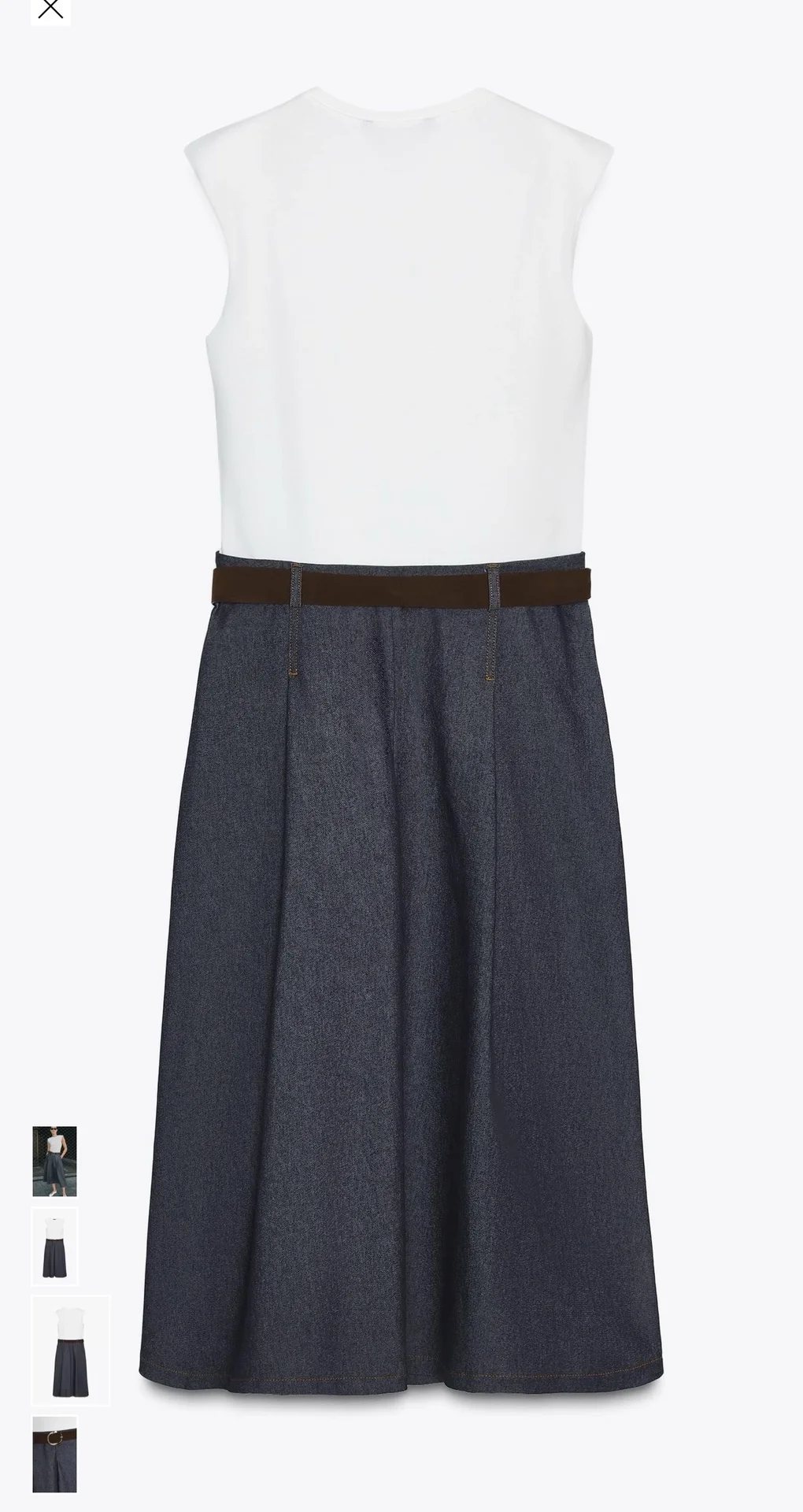 zara женское платье М - миниатюра 3