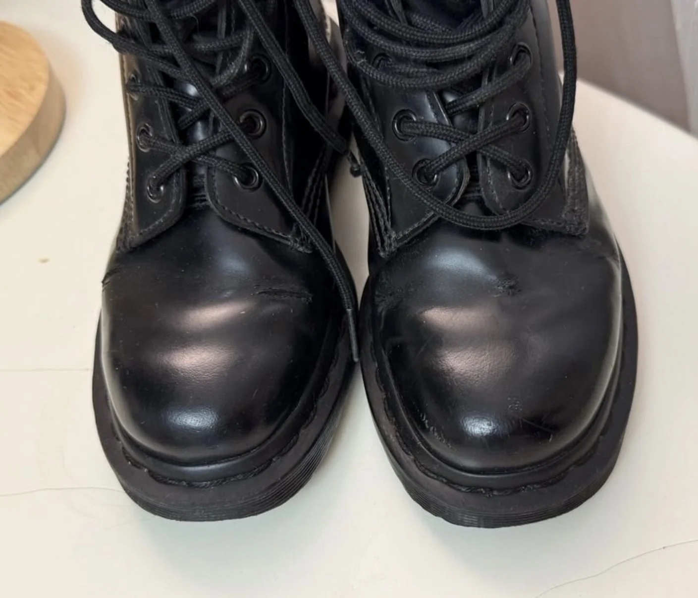 Ботинки Dr Martens 1460 mono black - миниатюра 3