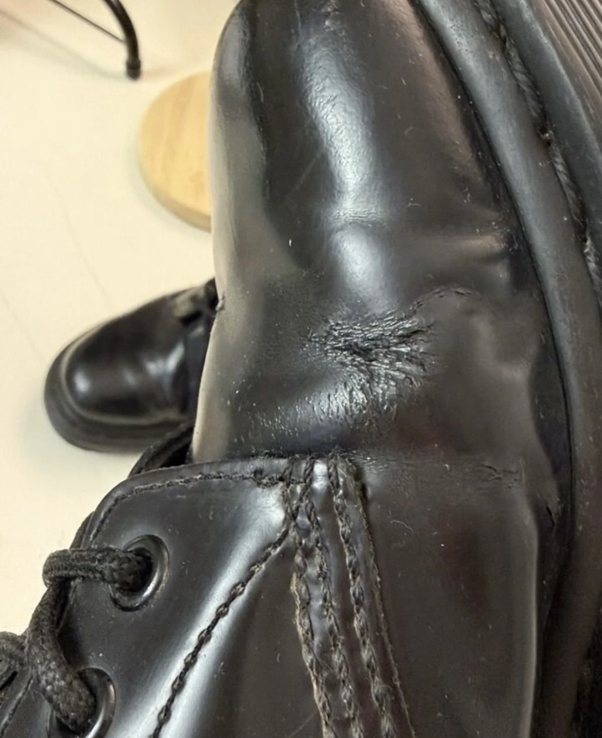 Ботинки Dr Martens 1460 mono black - миниатюра 5