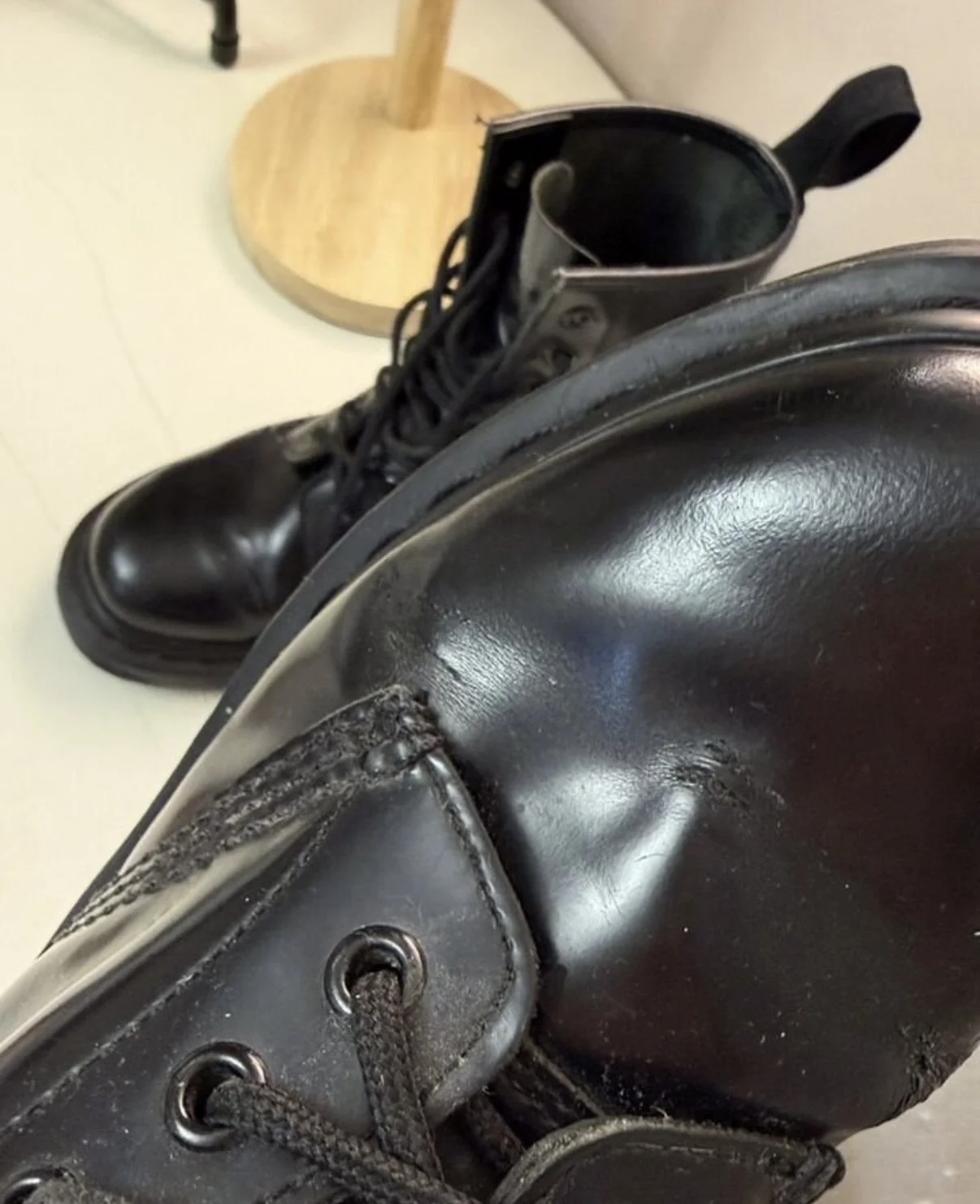 Ботинки Dr Martens 1460 mono black - миниатюра 6
