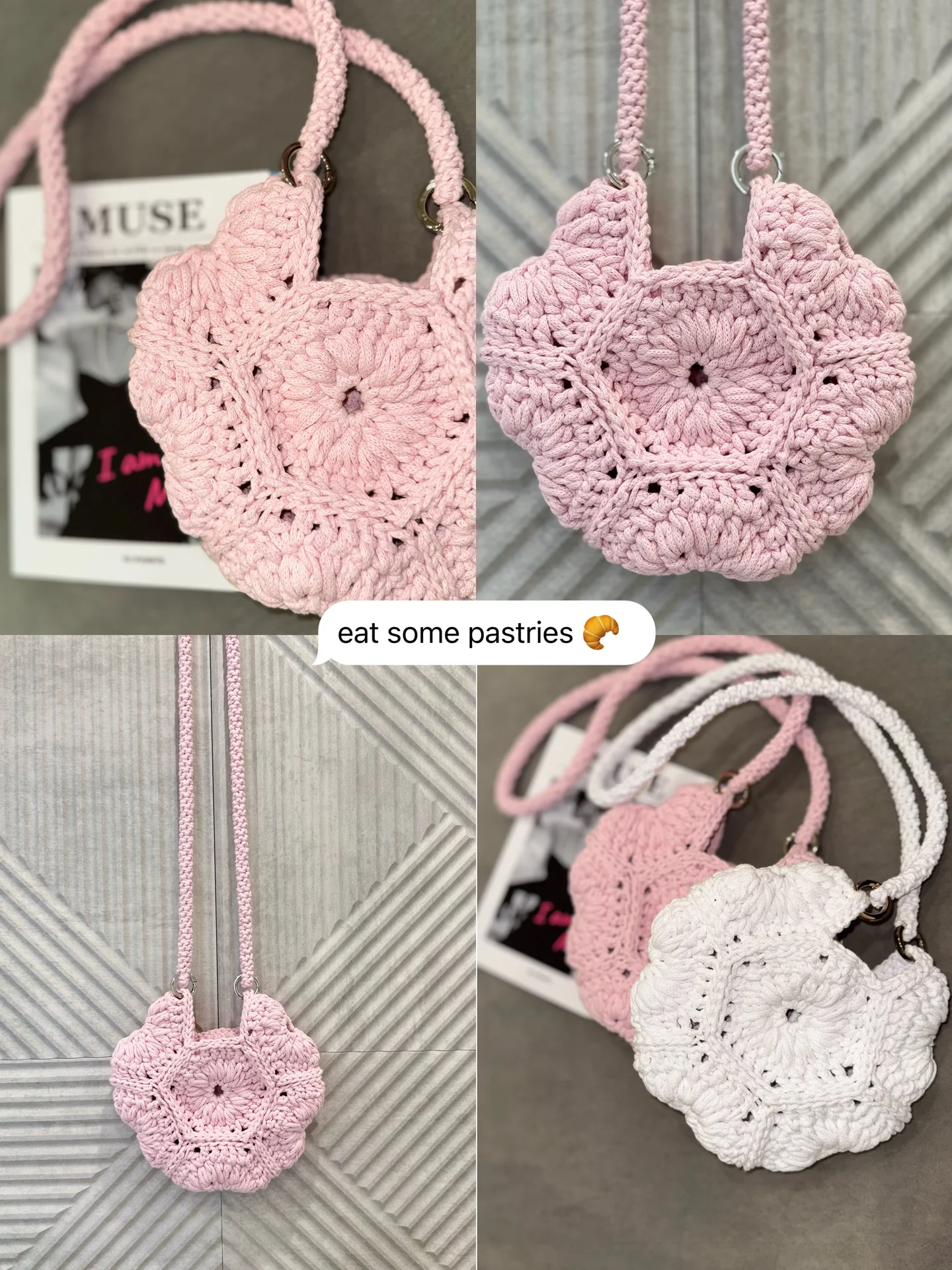 Сумка вязанная как из Pinterest - миниатюра 5