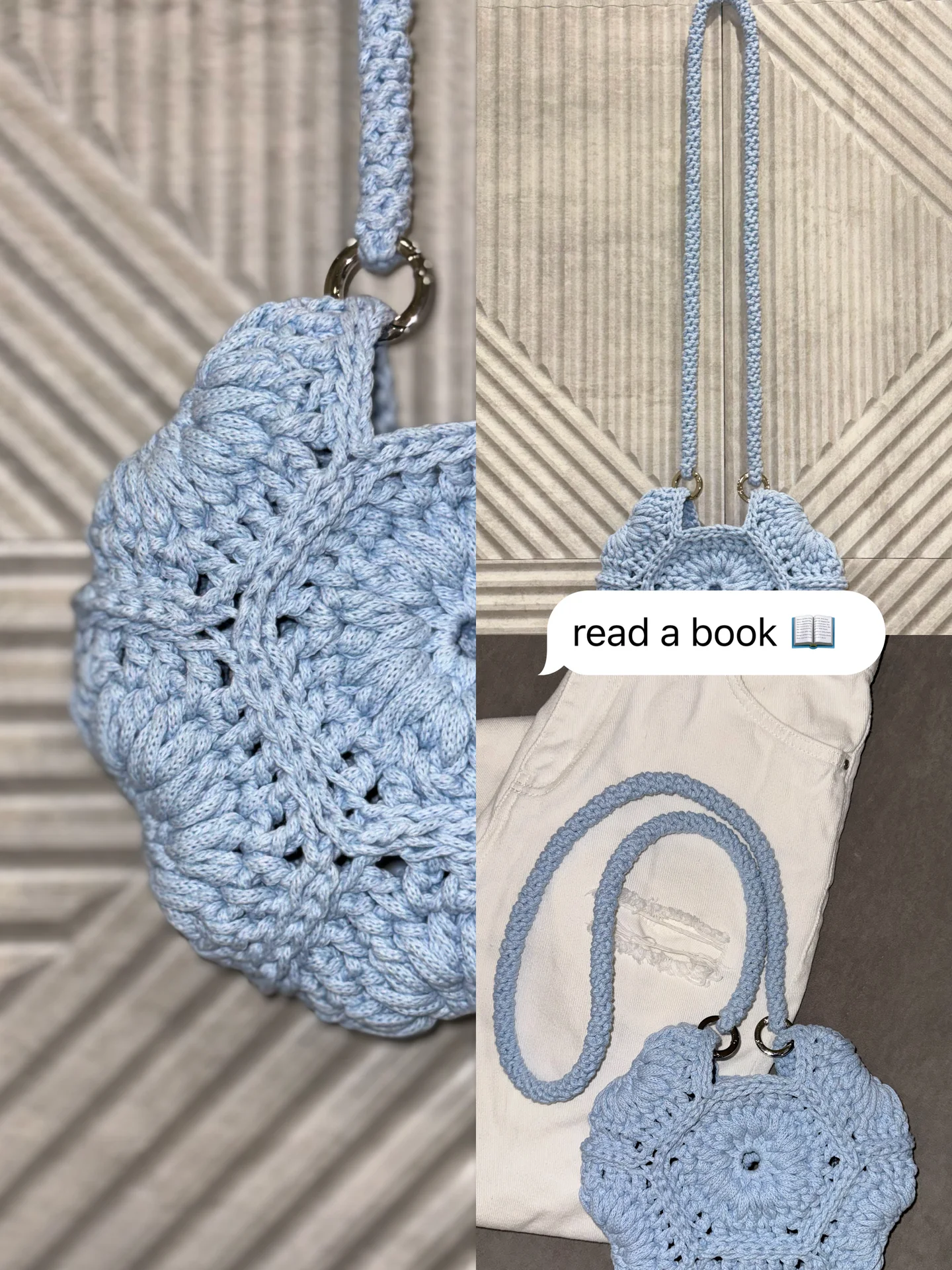 Сумка вязанная как из Pinterest - миниатюра 9