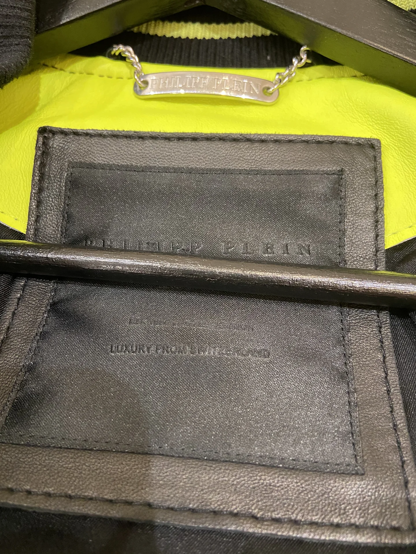 Кожанная куртка Philipp Plein оригинал - миниатюра 8