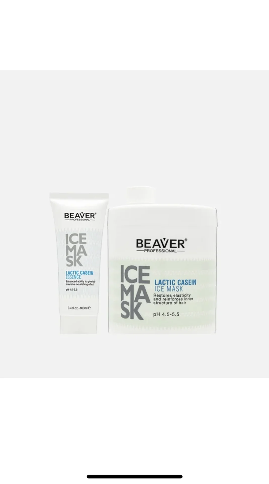 Набор по уходу за волосами BEAVER ice mask lactic
