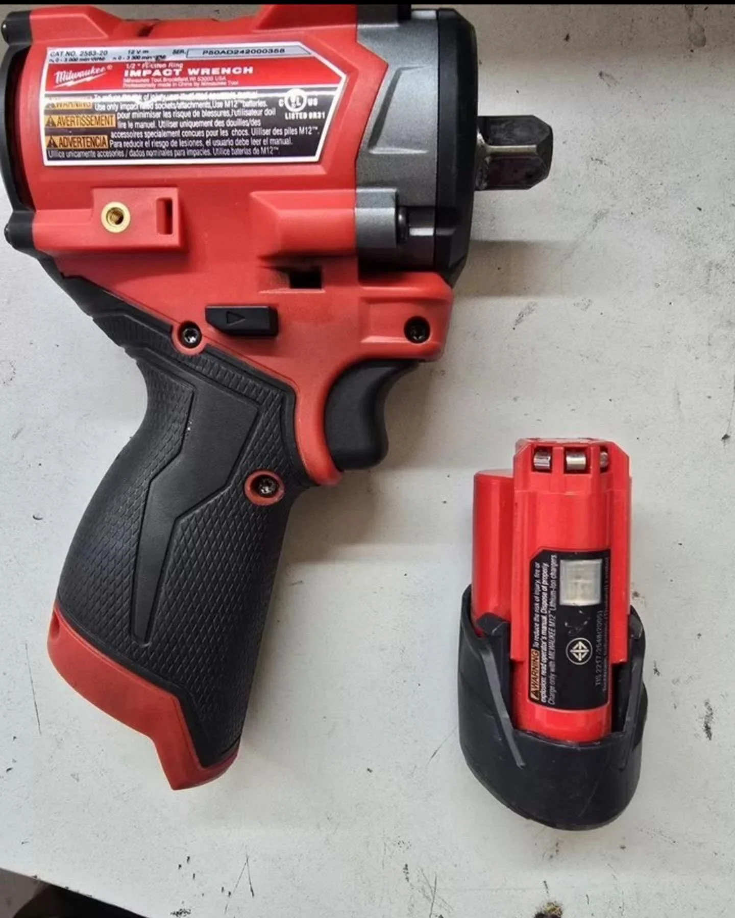 аккумуляторный гайковерт milwaukee m12 - миниатюра 5