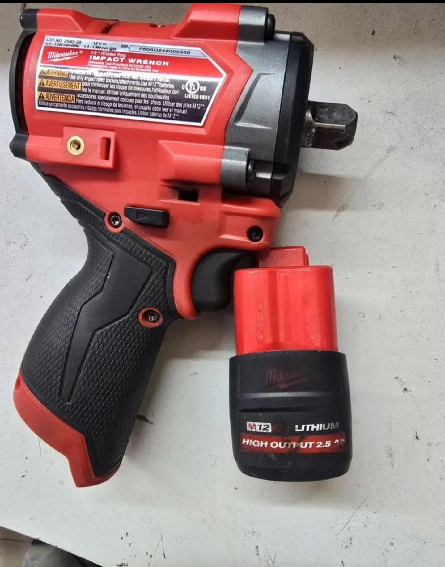 аккумуляторный гайковерт milwaukee m12 - миниатюра 6