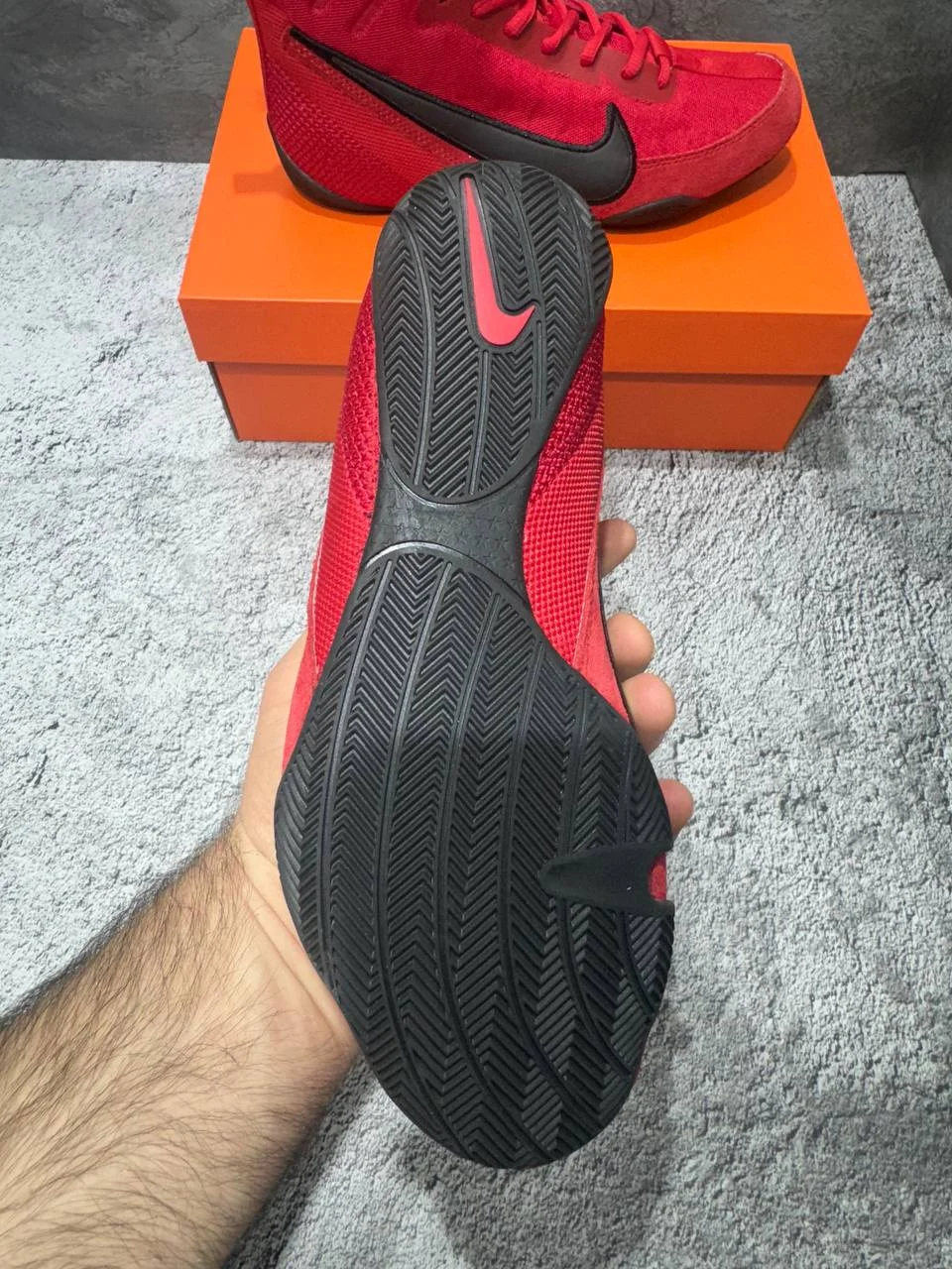 Боксерки Nike Machomai 3 red - миниатюра 4