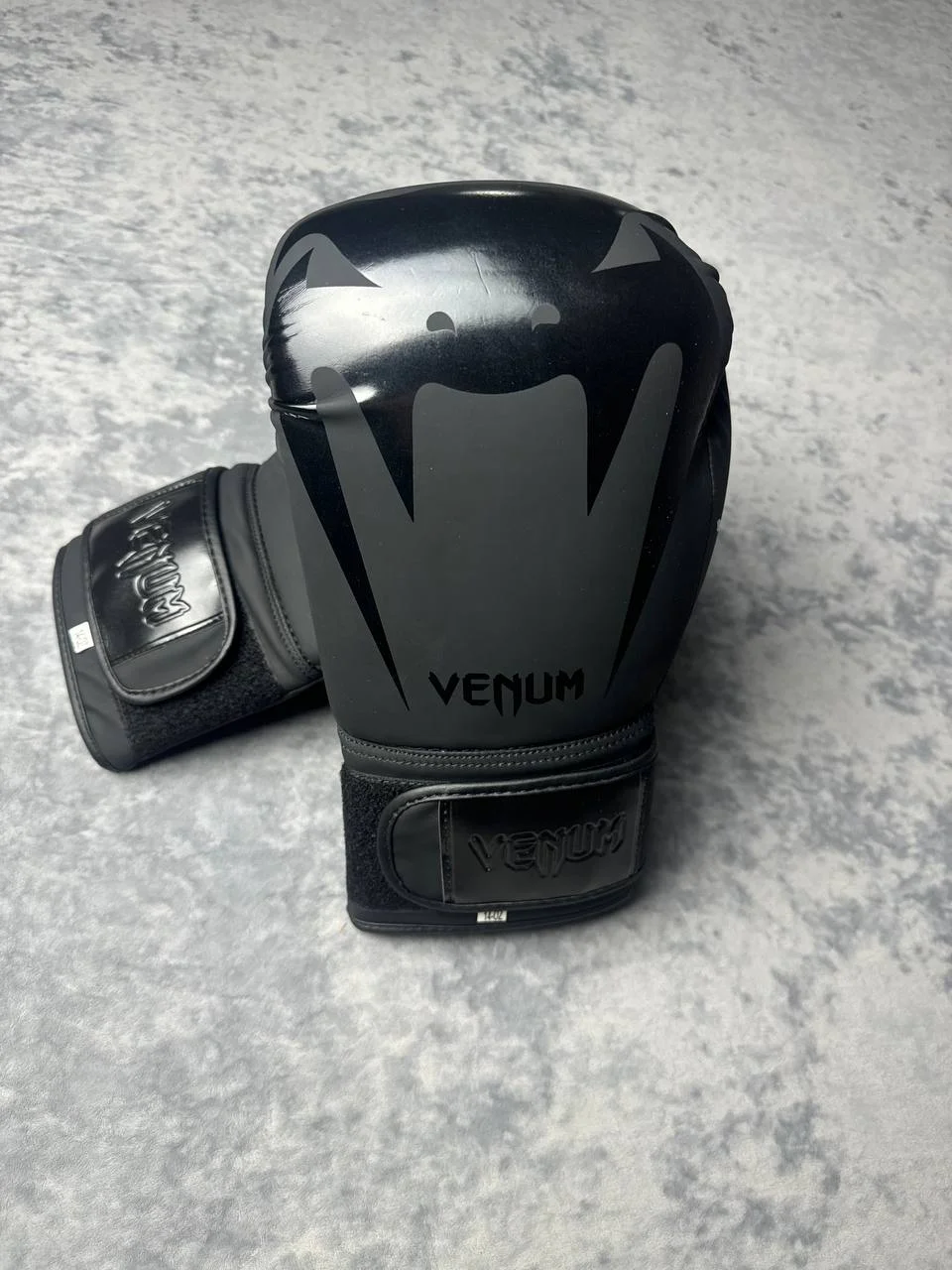 ▪️Боксерские перчатки Venum black - изображение 1