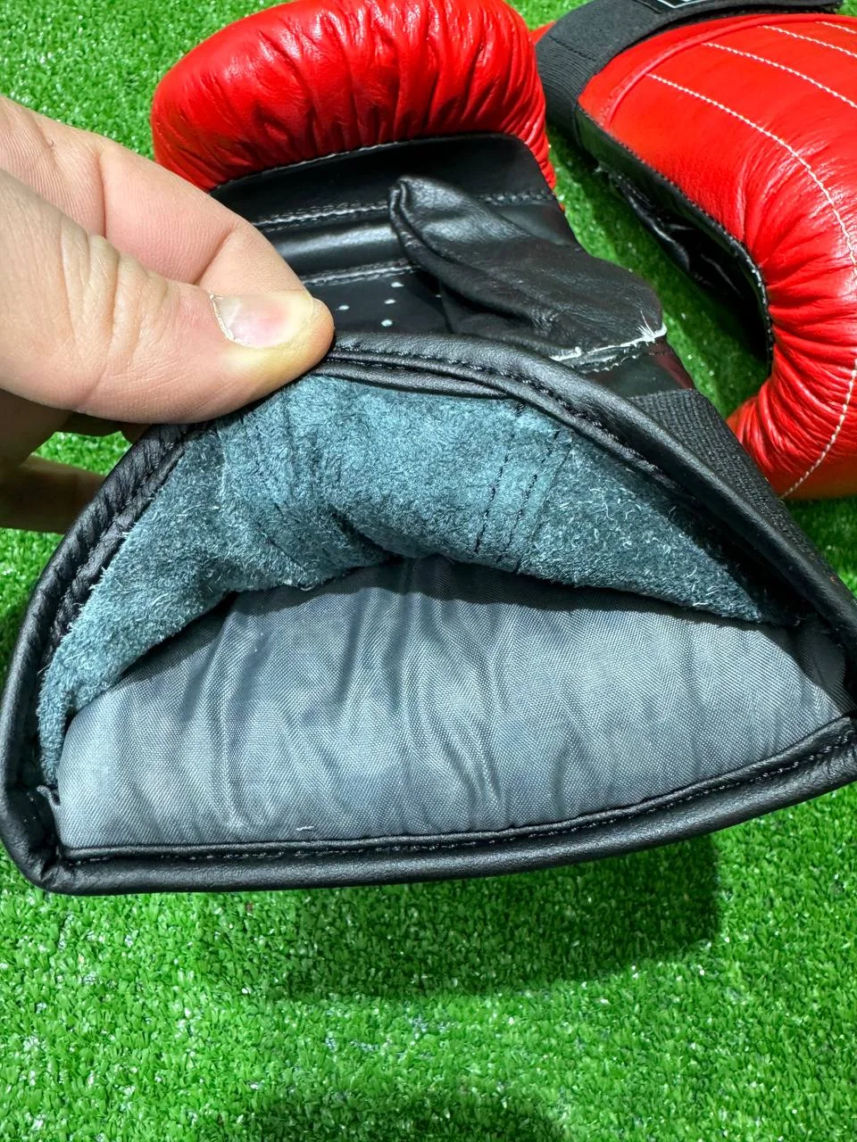 Снарядные перчатки Everlast из натуральной кожи - миниатюра 2