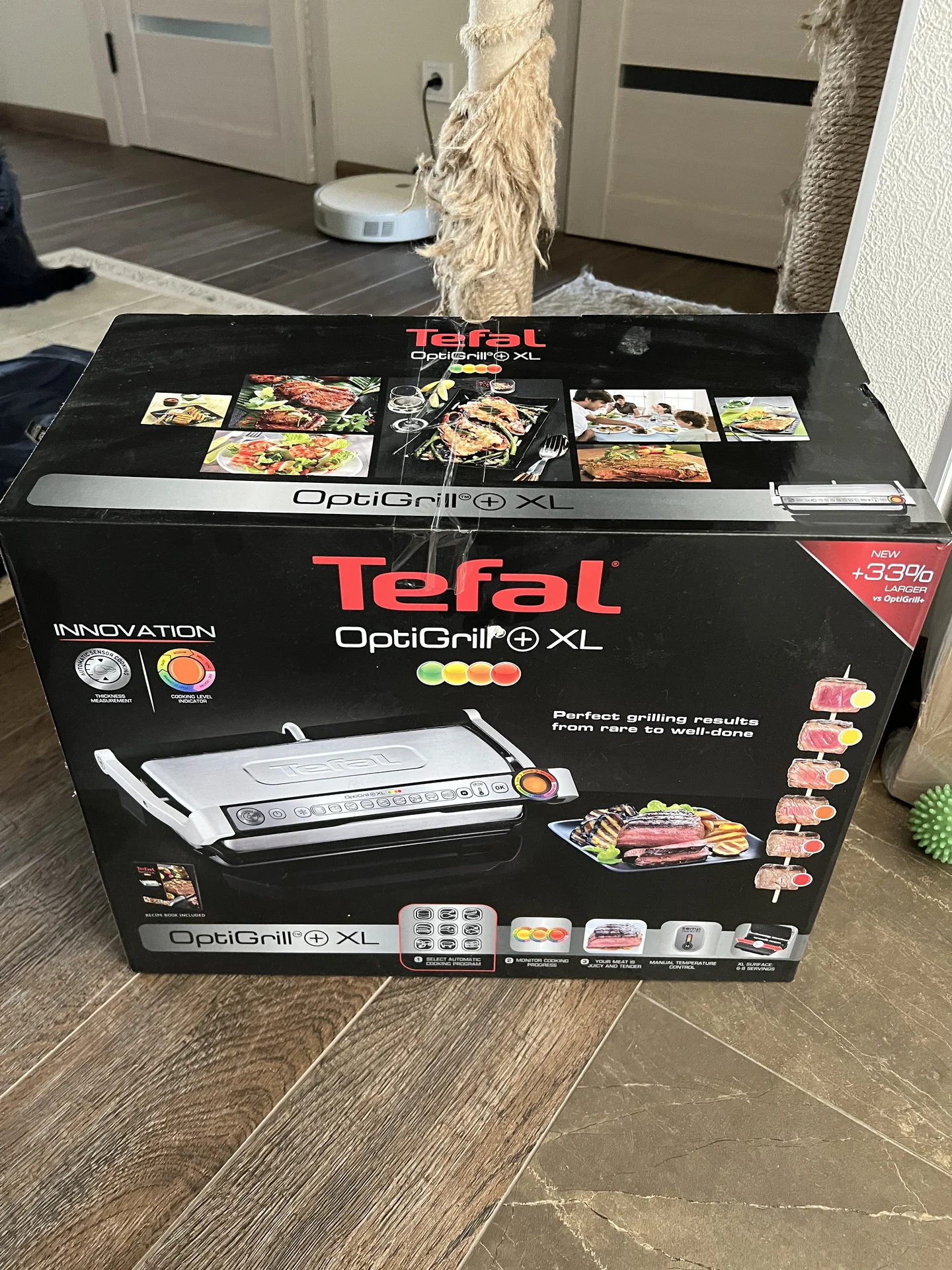Гриль электрический Tefal Optigrill+ XL GC722D34 - миниатюра 5