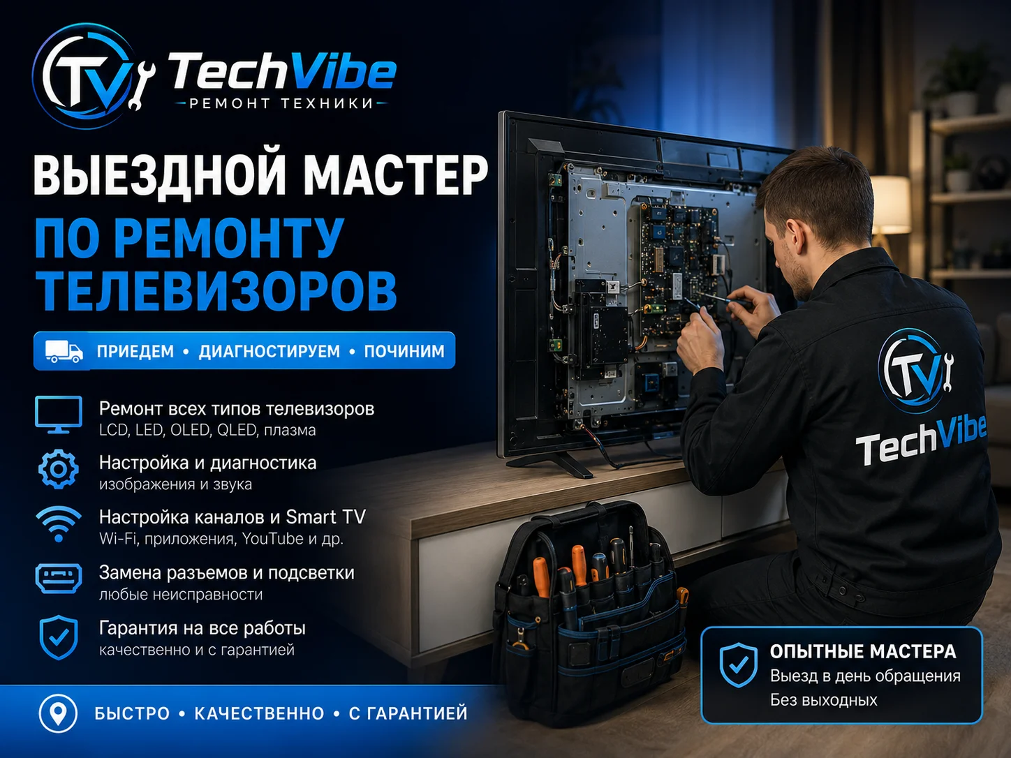 Ремонт ТВ с выездом Курск - изображение 1