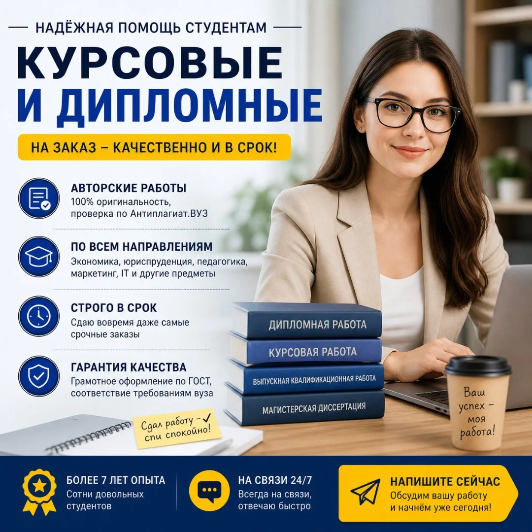 Дипломная, курсовая, ВКР, магистерская - изображение 1