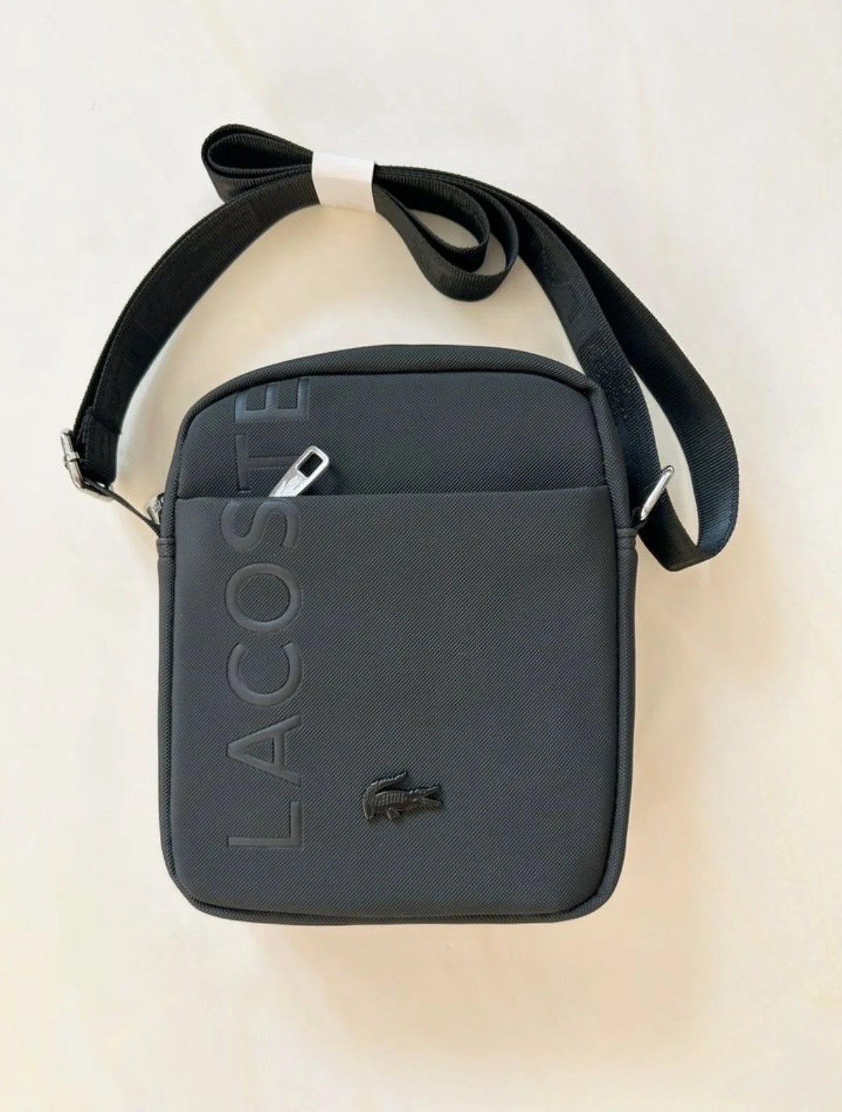 Сумка Lacoste мужская, новая, чёрная - миниатюра 2