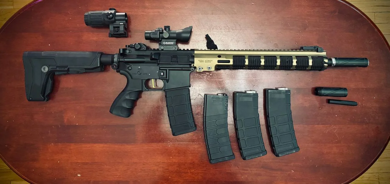Custom M4A1 AR15 Страйкбольный привод AEG - изображение 1