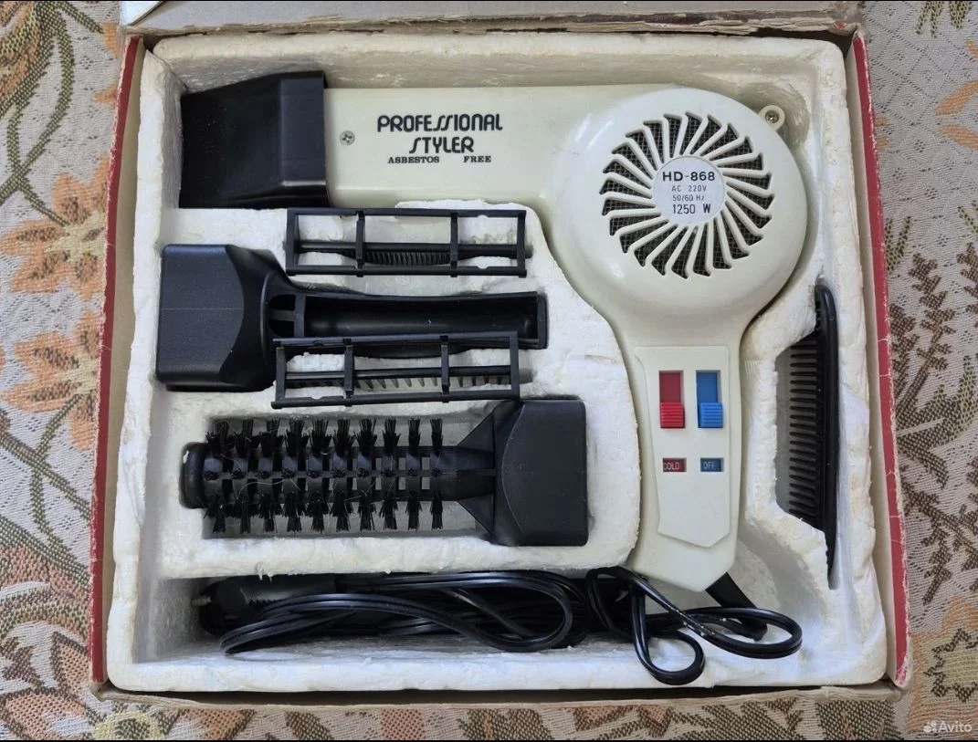 Фен с насадками ретро HD-868 - изображение 1