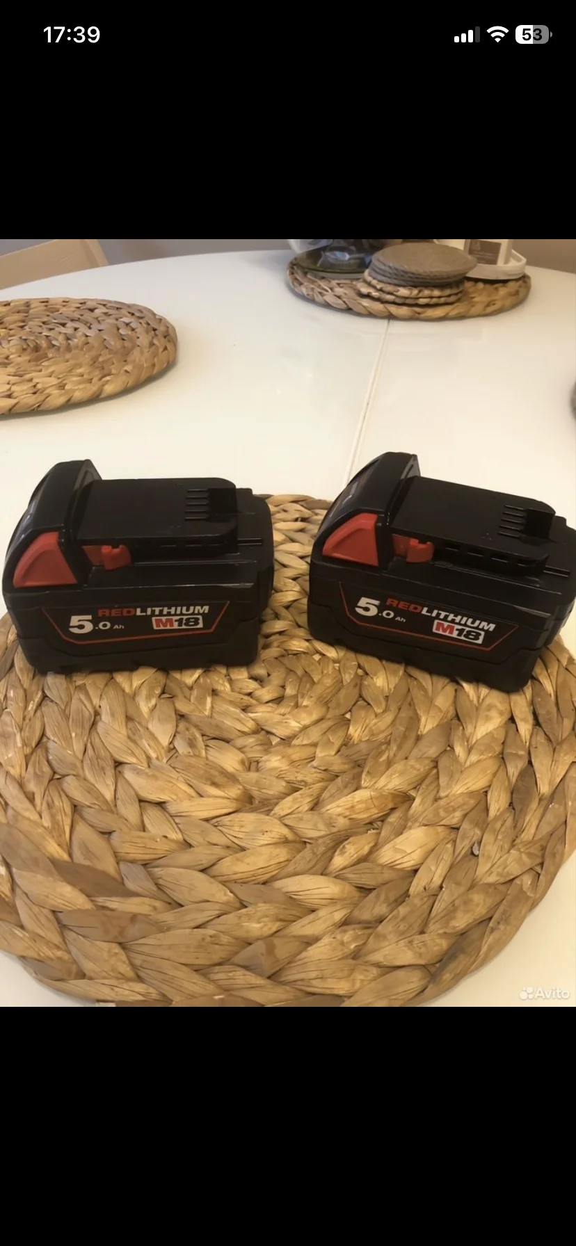 Аккумуляторы milwaukee M18B5 цена за пару - миниатюра 2