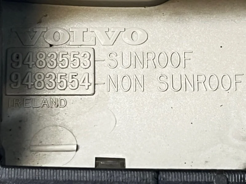 Плафон салона Volvo S80 (TS) 2003 - миниатюра 8