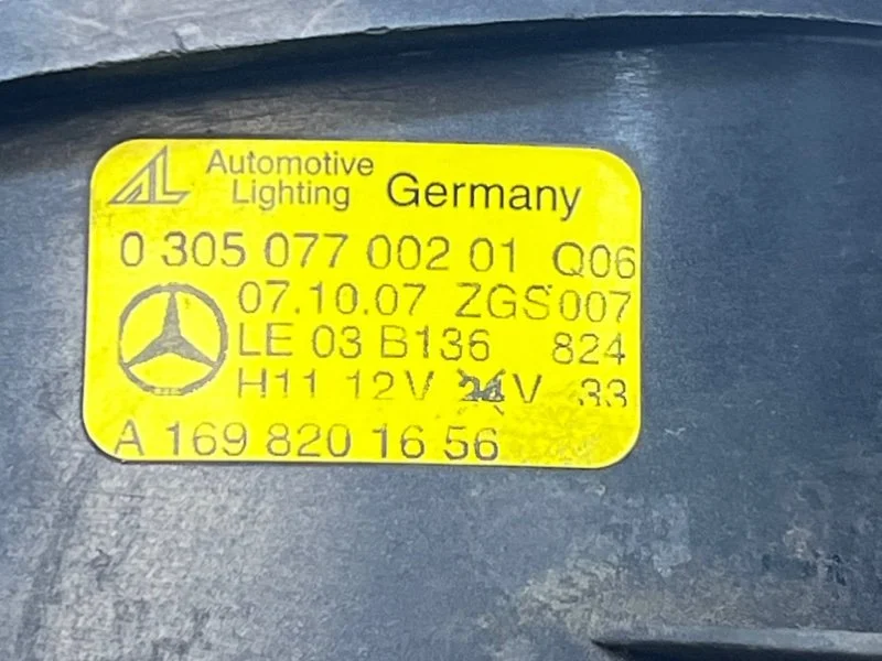 ПТФ правая Mercedes-Benz M-Class (W164) 2006 - миниатюра 10