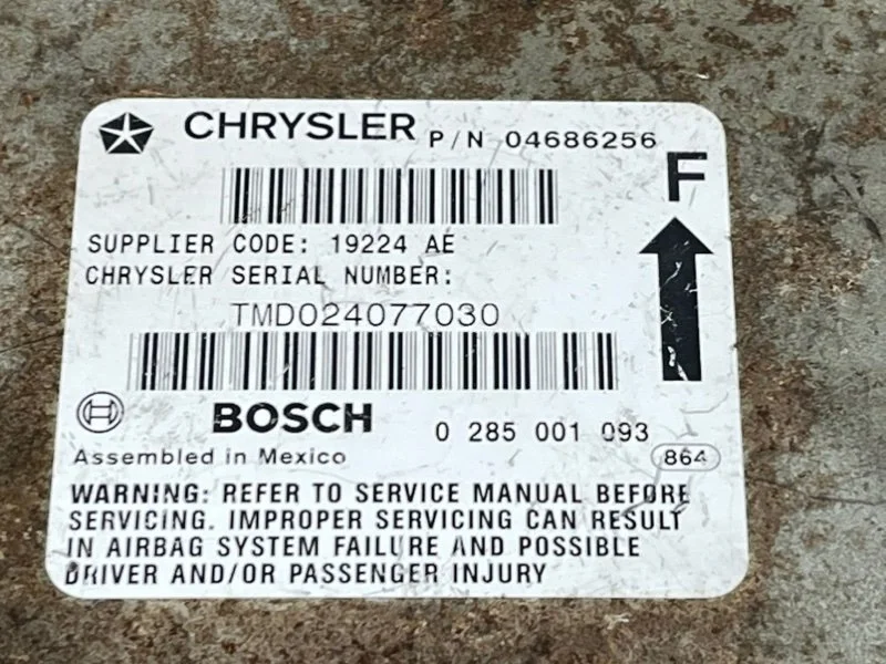 Блок управления Airbag Chrysler Voyager 3 (GS) - миниатюра 6