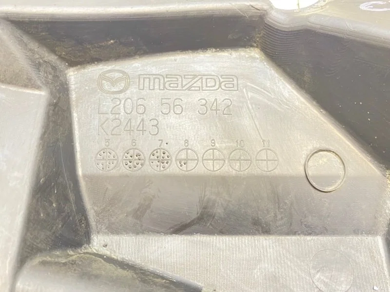 Пыльник двигателя левый Mazda CX-7 (ER) 2.3 L3-VDT - миниатюра 5