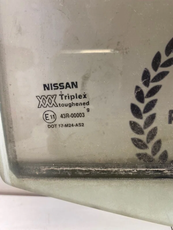 Стекло двери заднее правое Nissan Primera P11 1.6 - миниатюра 5