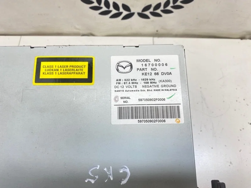 Магнитола Mazda CX-5 (KE) 2.0 PE-VPS 2012 - миниатюра 3