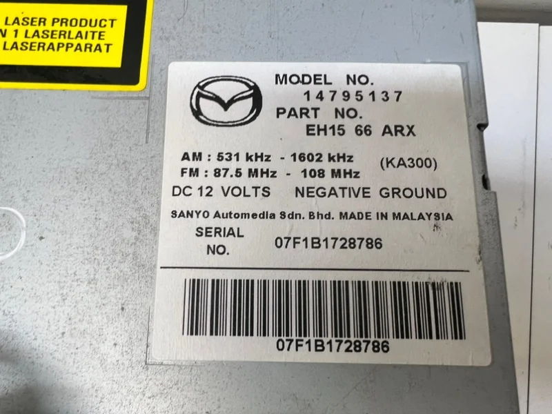 Магнитола Mazda CX-7 L3-VDT 2007 - миниатюра 6