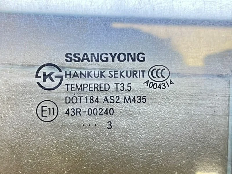 Стекло двери переднее правое SsangYong Actyon New - миниатюра 6