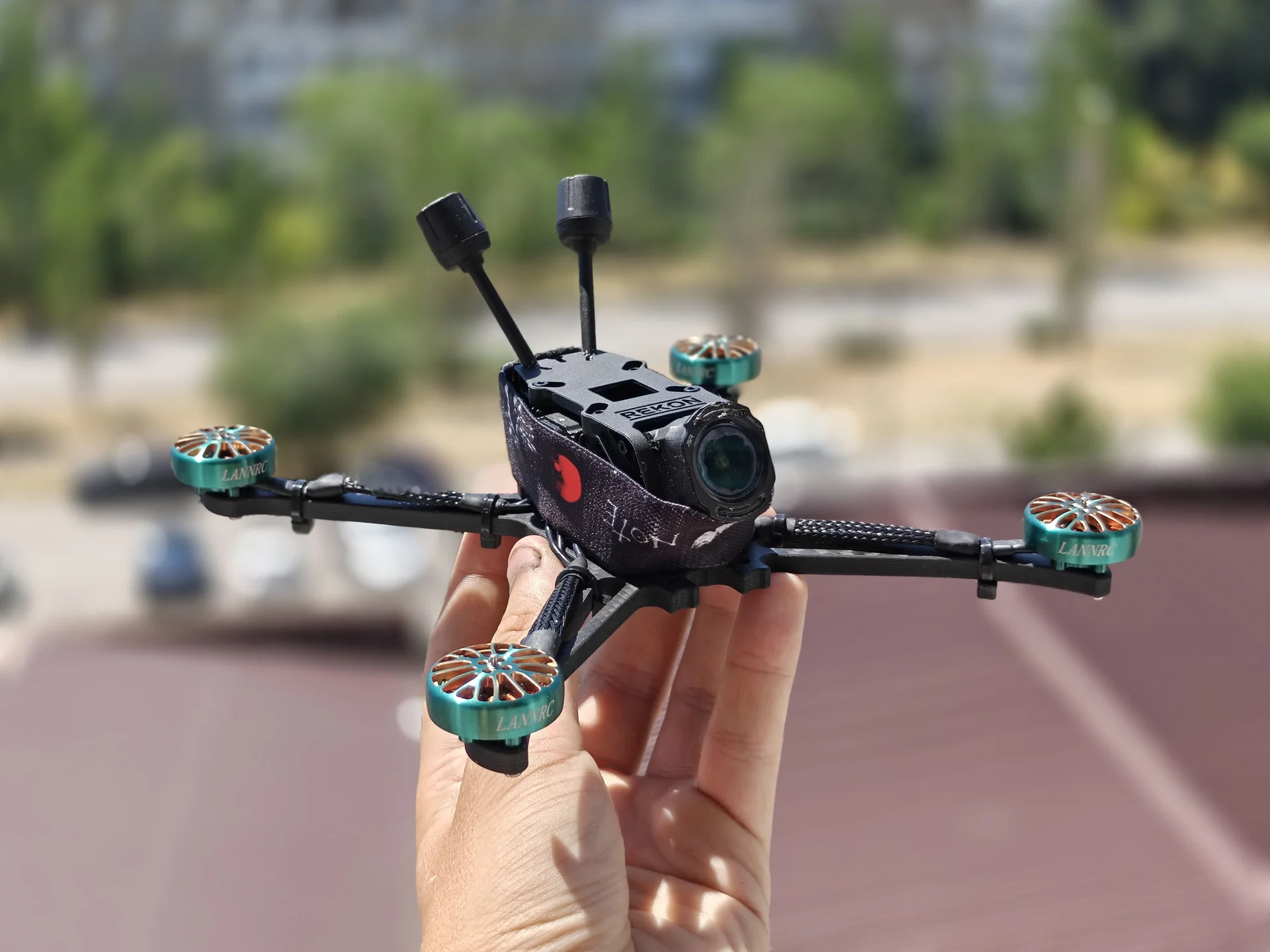 fpv квадрокоптер hglrc 5 дюймов - изображение 1
