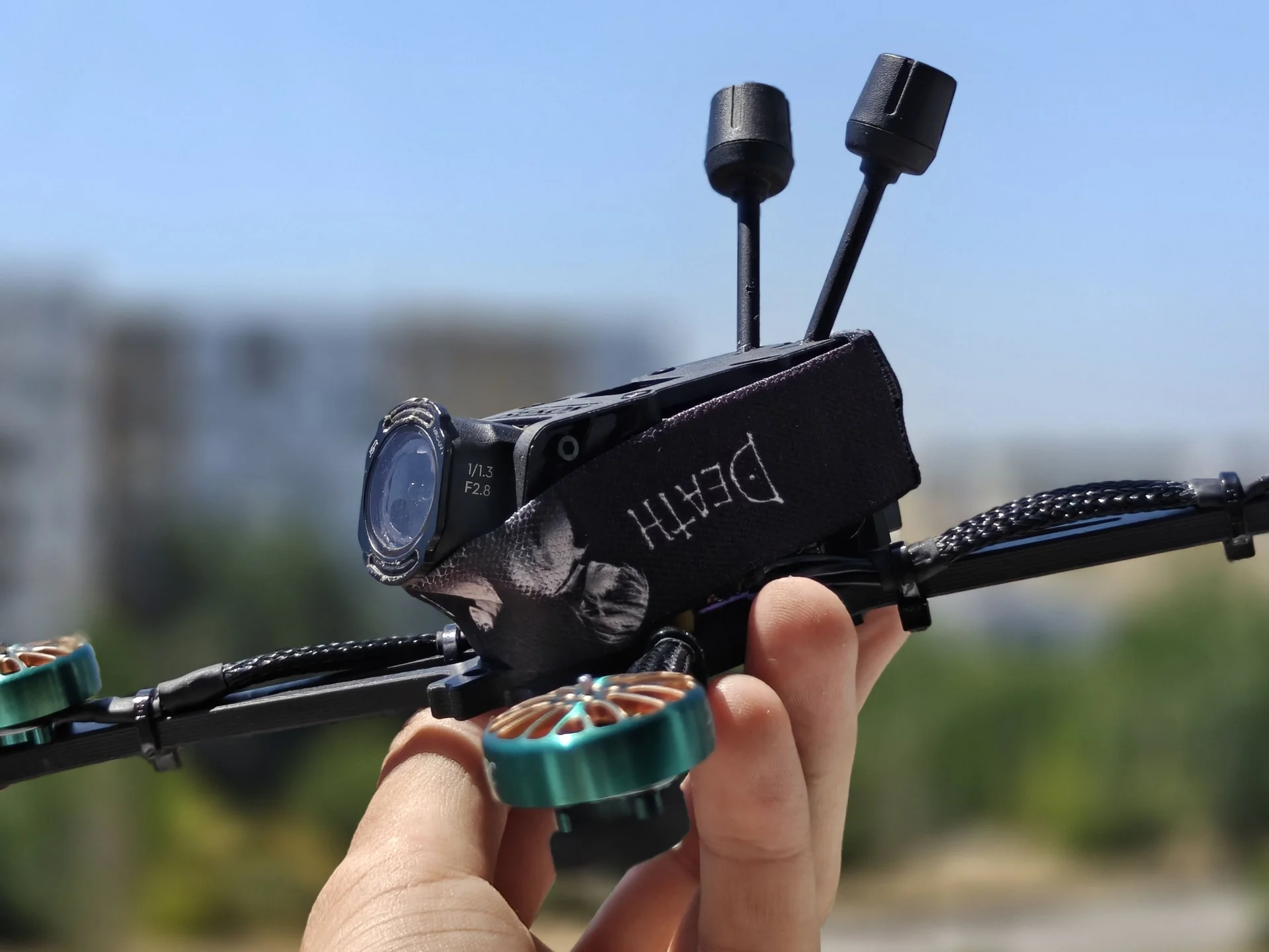 fpv квадрокоптер hglrc 5 дюймов - миниатюра 2