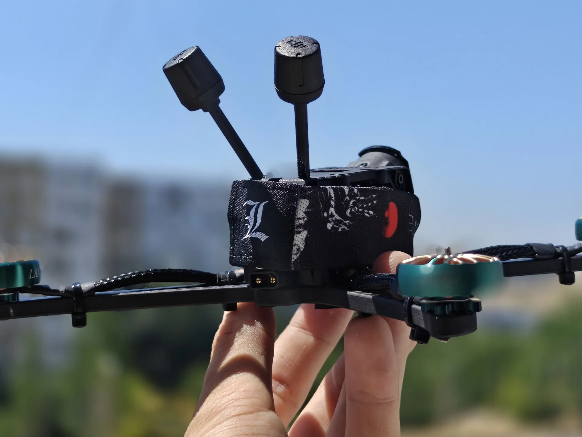 fpv квадрокоптер hglrc 5 дюймов - миниатюра 4