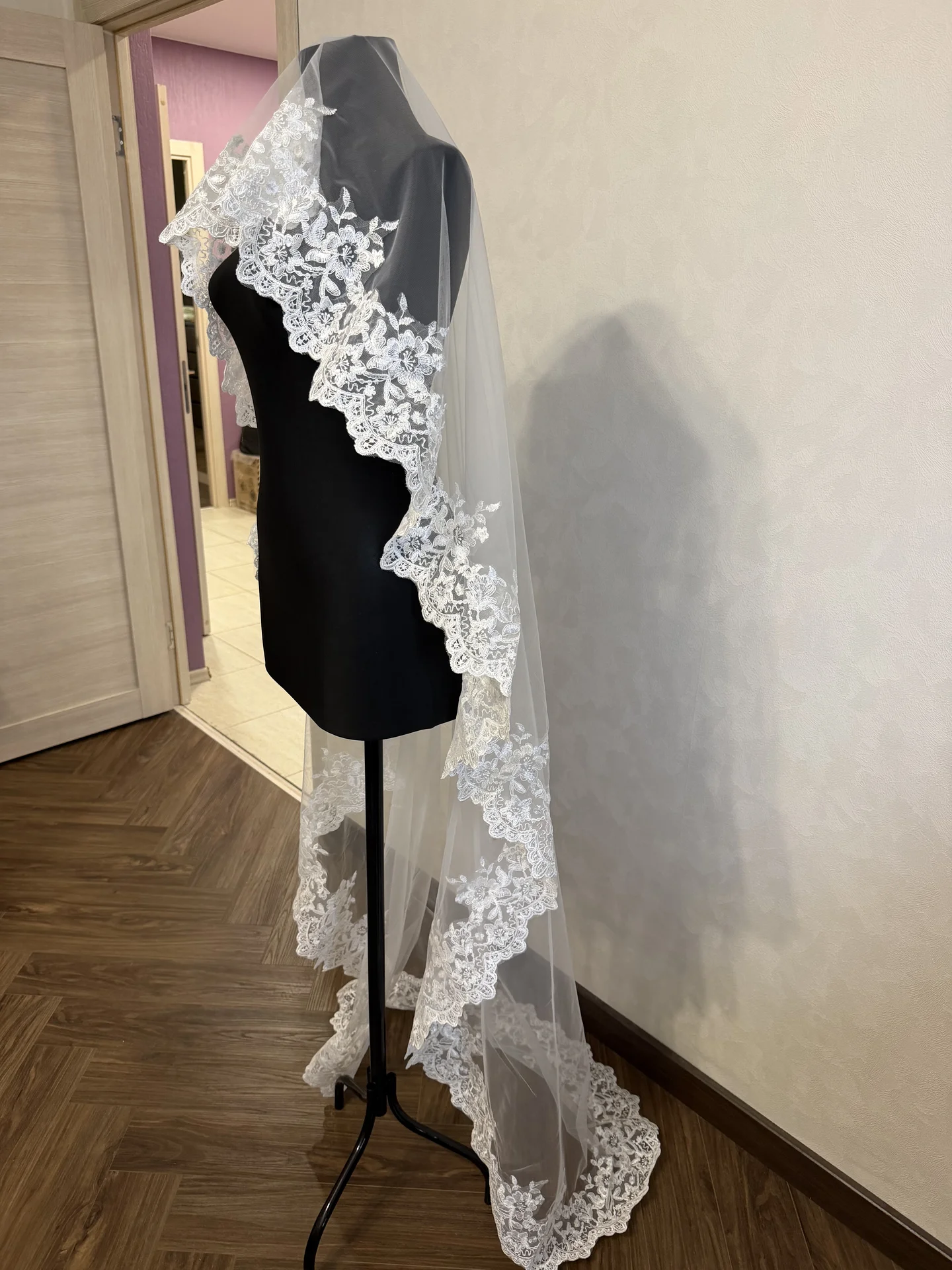 фата испанка круженая 200/250см - миниатюра 12